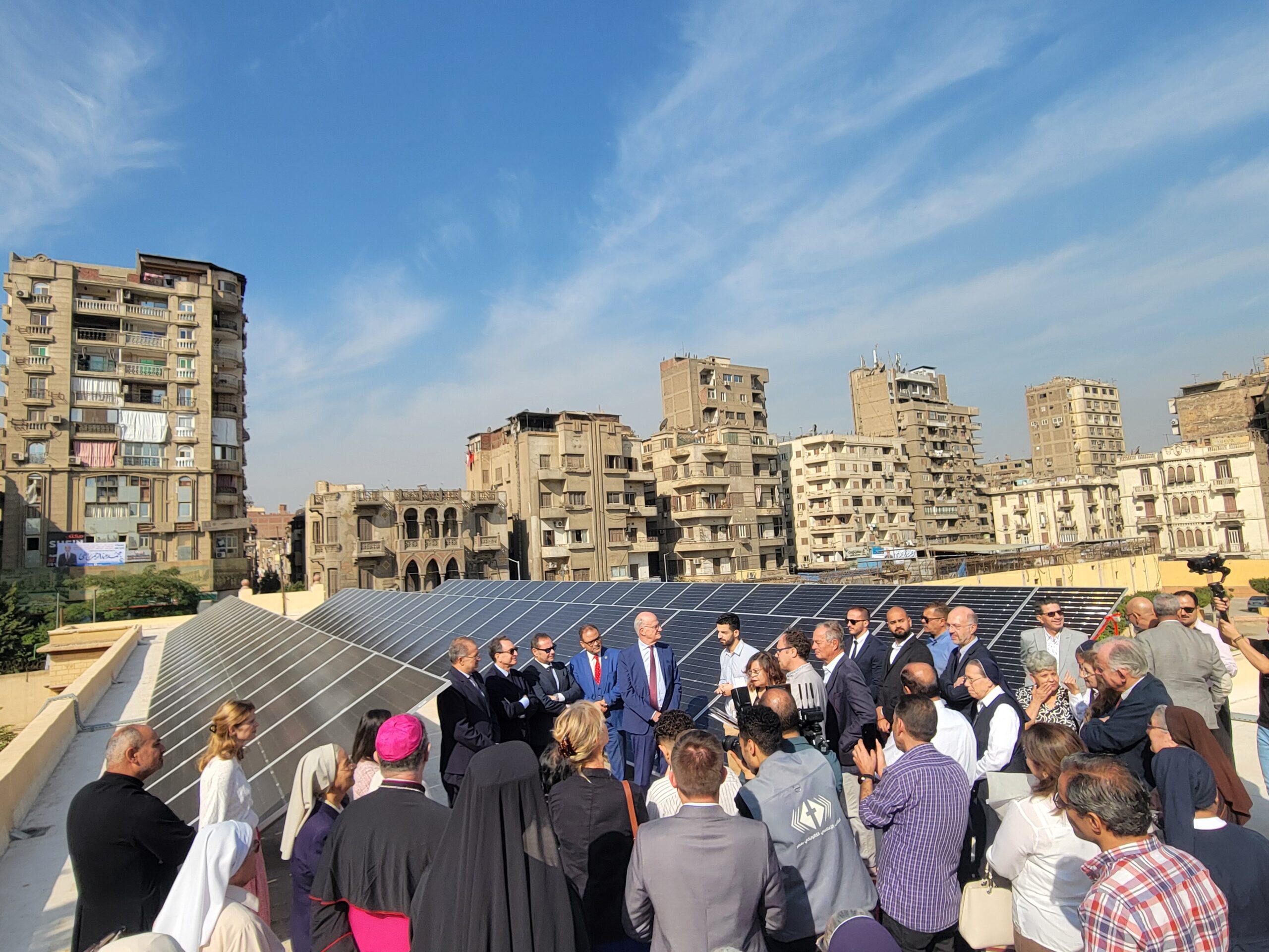 Collège du Bon Pasteur, inauguration de panneaux solaires, Nov 2025